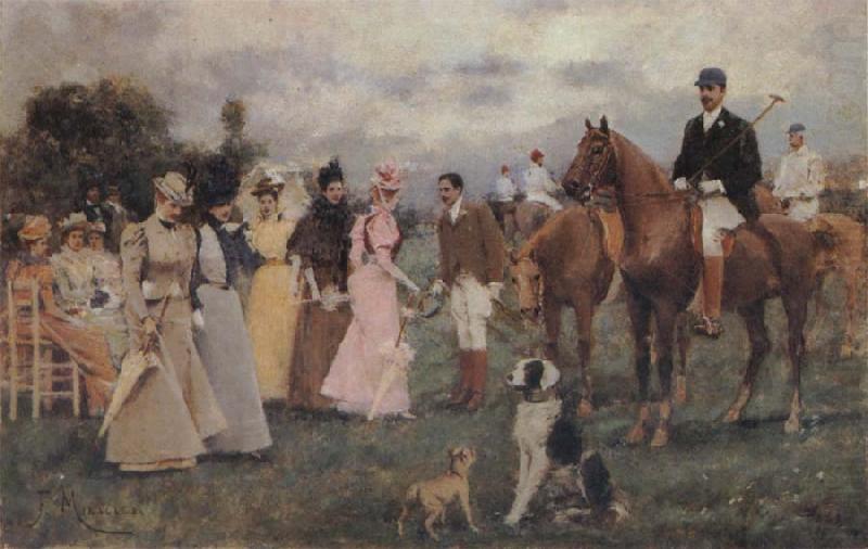 The Polo Match, Francisco Miralles Y Galup